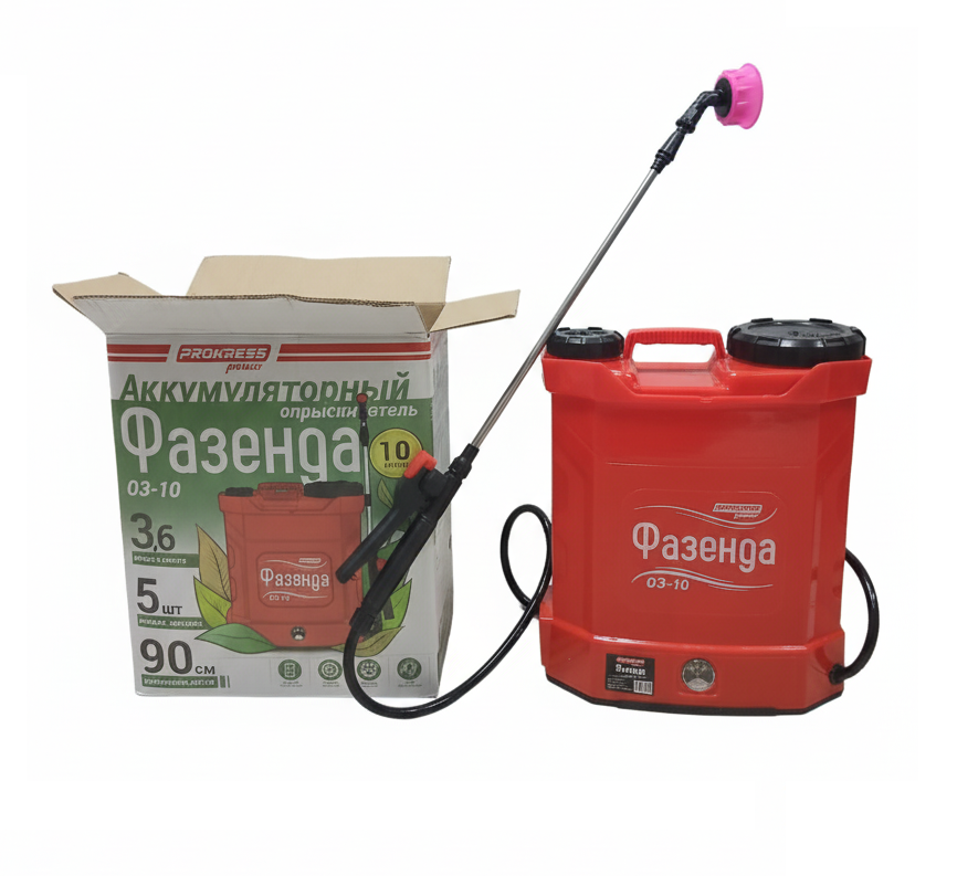 رشاشة ظهريه 10 لتر بطاريه جهاز رش مبيدات فازيندا 10 لتر