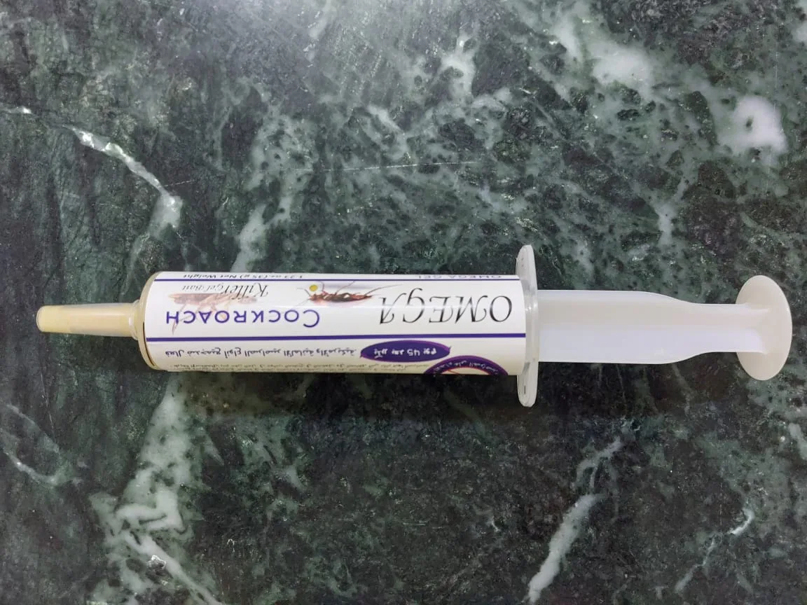 ⁦جل الصراصير أوميجا آمن للمنازل والمطاعم والفنادق  Omega cockroaches gel bait safe for use at homes, kitchens, hotels & schools⁩ - الصورة ⁦2⁩