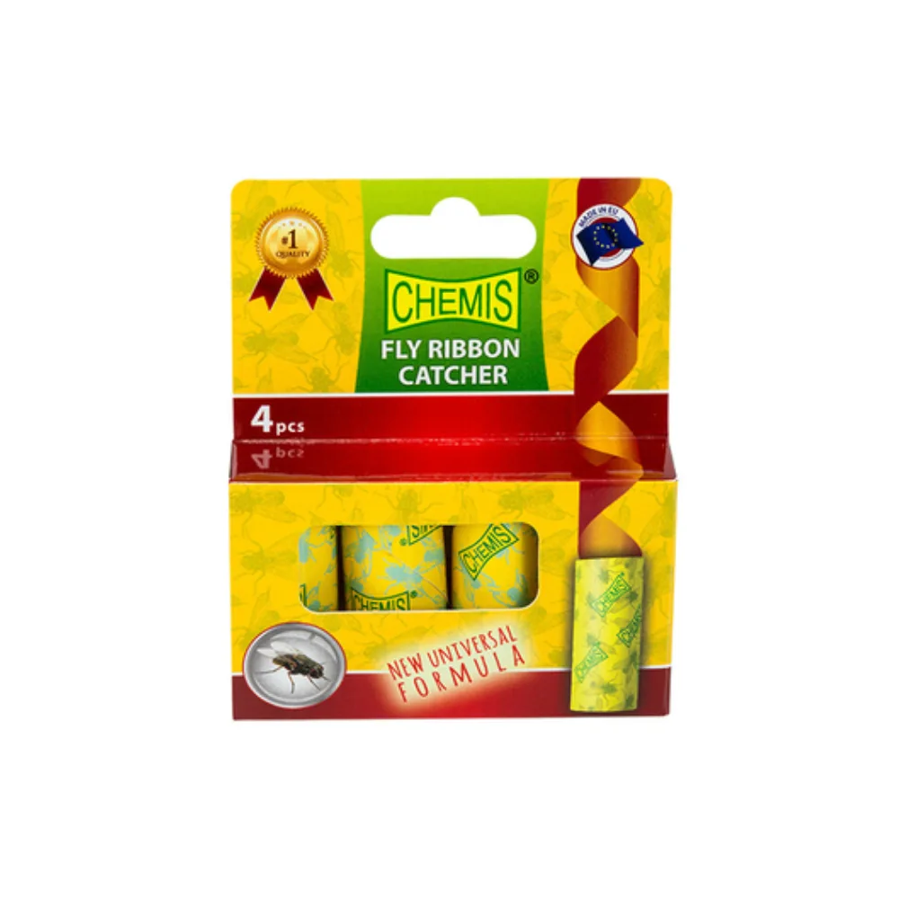 شرائط الذباب علبه 4 بكرات بولندي sticky fly ribbon