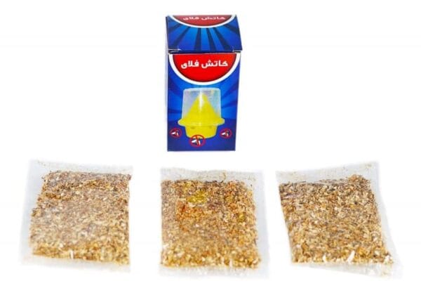 ⁦فرمون لمصيدة الذباب 1 علبة من 3 كيس هش بودرة جذب الذباب⁩ - الصورة ⁦2⁩