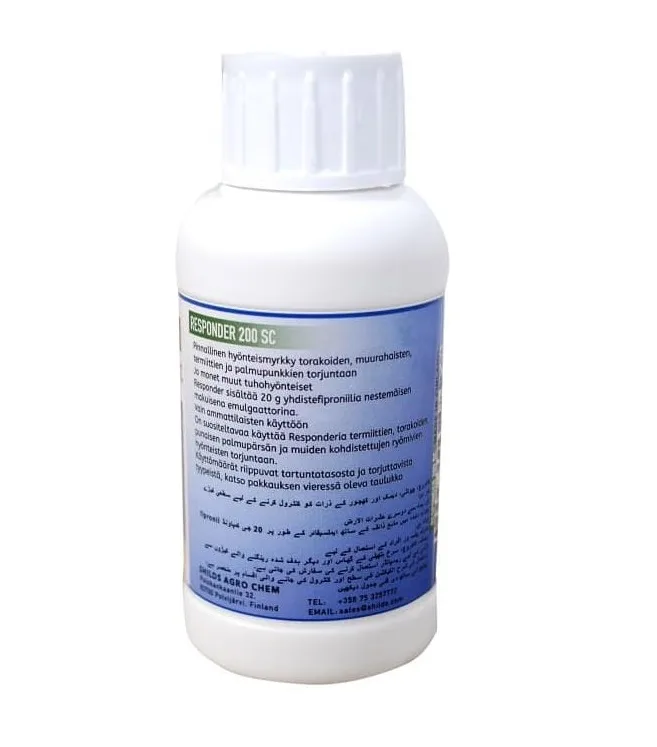 ⁦ريسبوندر فيبرونيل 20 مبيد الصراصير بدون رائحه قوي جدا عندما يضاف الى تمبرا الأحمر لبق الفراش ويعمل على ابادة الفاش والعث بالاضافه مع موانع الانسلاخ⁩ - الصورة ⁦4⁩