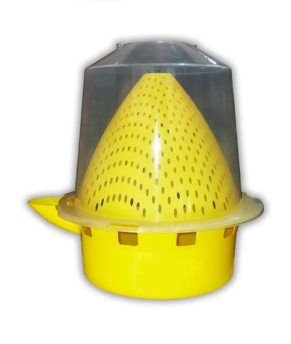 مصيده ذباب بيولوجيه | كاتش فلاي للذباب، شفافية عالية للغطاء الشفاف، وعاء الماء يستوعب ٣/٤ لتر مياه، محكمة الغلق من جميع فتحات التركيب لعدم تسرب الذباب.