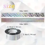 شريط طارد الطيور 100 متر ‎Bird Scare Tape Ribbon