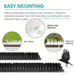 ⁦شوك طارد الطيور 4 قطع Bird Repellent⁩ - الصورة ⁦11⁩