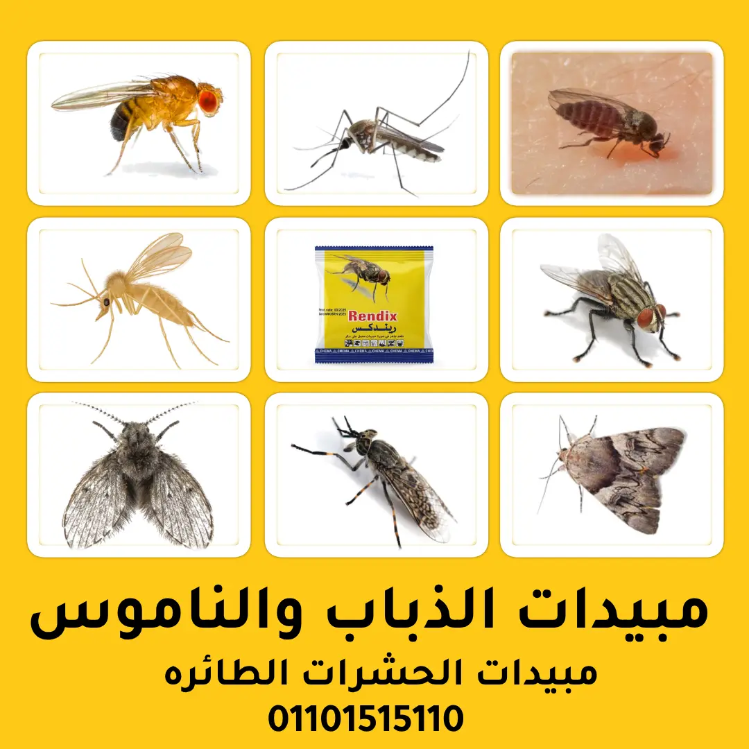 تشكيلة من المواد الفعاله القويه مبيدات الذباب بأنواعه و مبيدات الناموس والحشرات الطائرة